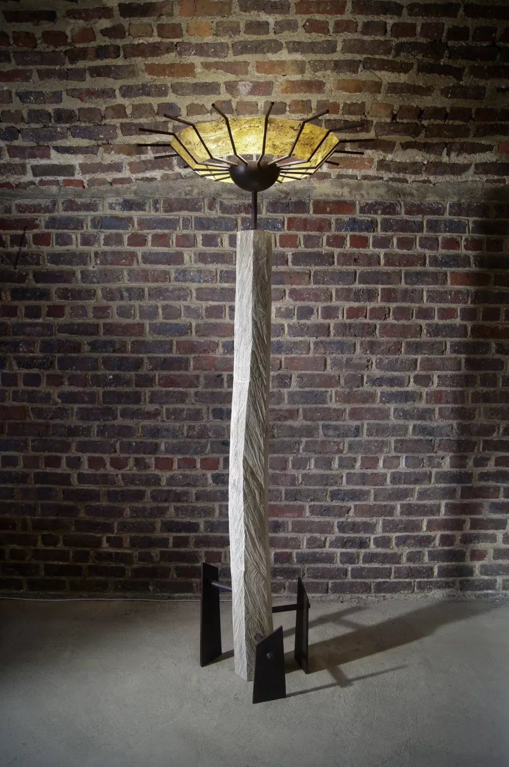 Lampadaire soleil couchant